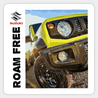 suzuki jimny roam free Sticker